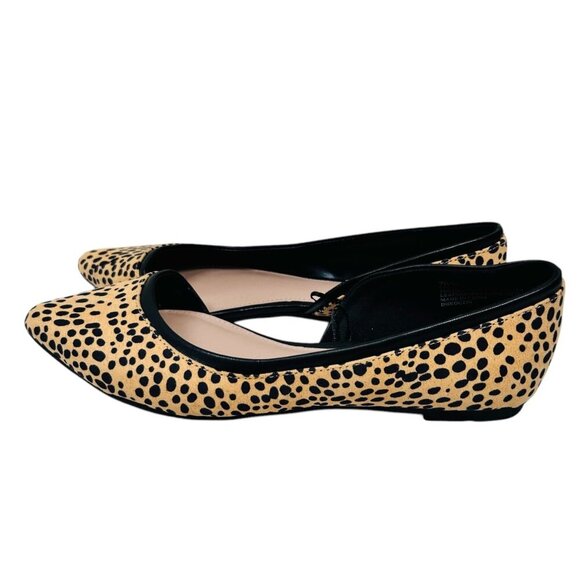 BCBGeneration Leopard D’Orsay Flat Size 7.5 Work Casual - Picture 2 of 7